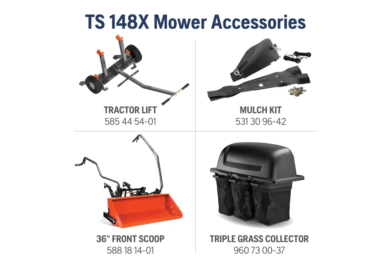Husqvarna TS 248XD Riding Mower – 48" 23.1HP Kawasaki